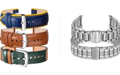 Leather & Steel Bands For Wrist Watches